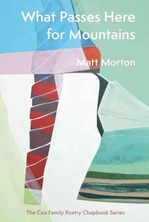 pleased to have this painting on the cover of Matt Morton's new volume of poetry